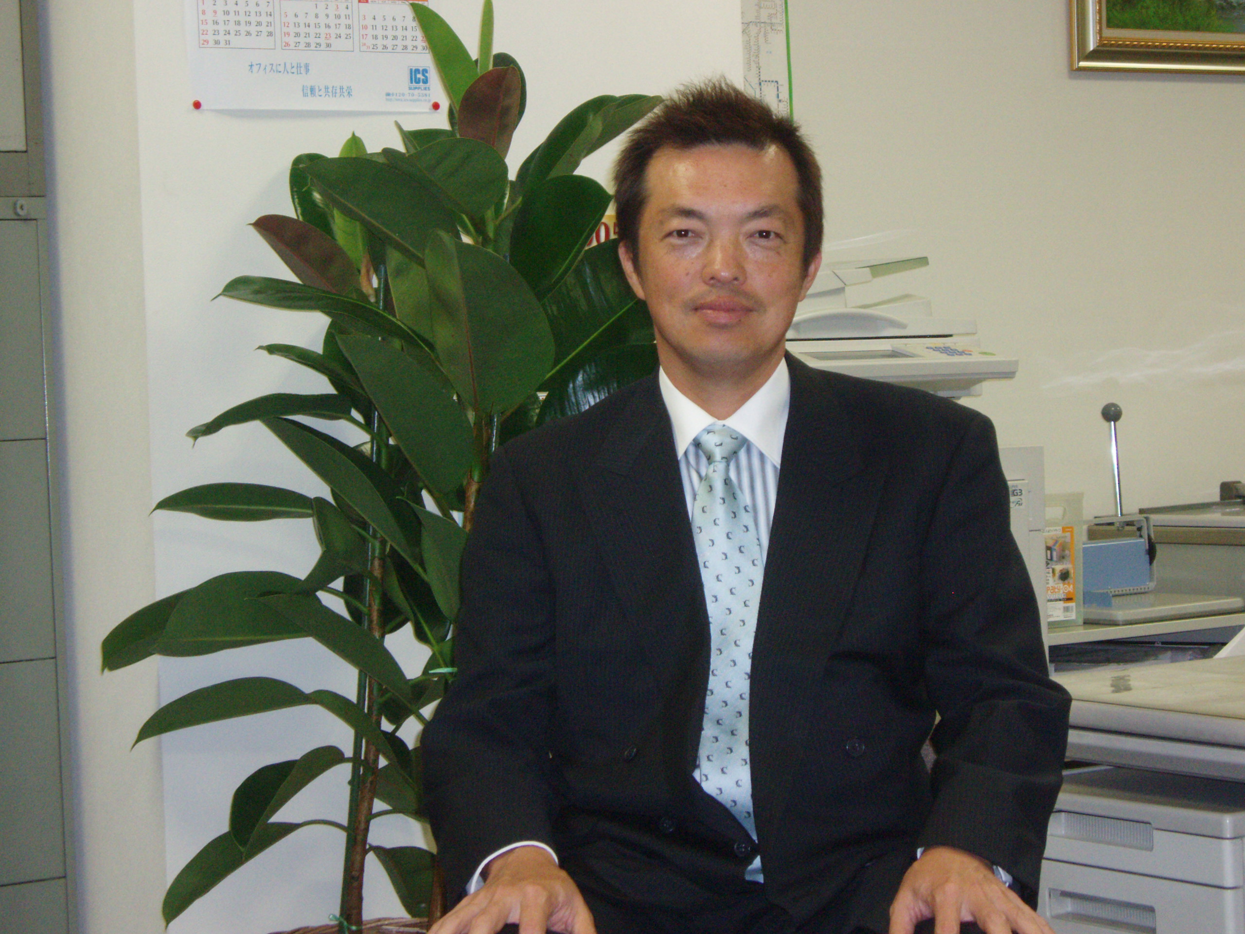 原田代表のポートレート